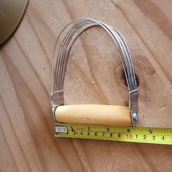 Vintage wood handled wire pastry blender dough cutter Androck - Picture 9 of 9